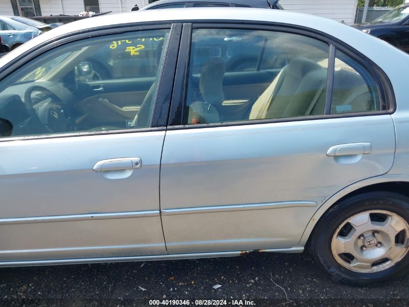 2003 Honda Civic Hybrid VIN: JHMES95643S008322 Lot: 40190346