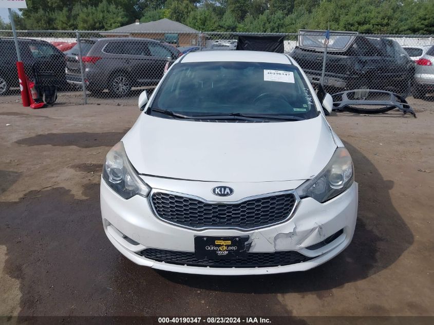 2014 Kia Forte Ex VIN: KNAFX4A85E5158620 Lot: 40190347