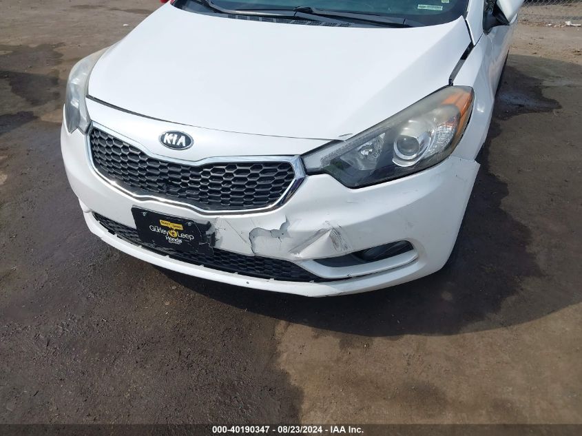 2014 Kia Forte Ex VIN: KNAFX4A85E5158620 Lot: 40190347