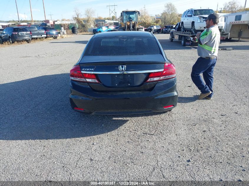 2015 Honda Civic Lx VIN: 19XFB2F55FE209575 Lot: 40190357