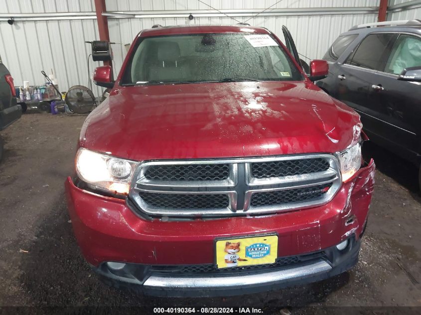 2013 Dodge Durango Crew VIN: 1C4RDJDG7DC527806 Lot: 40190364