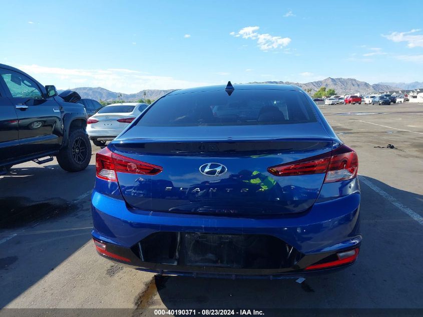 2019 Hyundai Elantra Sel VIN: 5NPD84LF6KH451280 Lot: 40190371