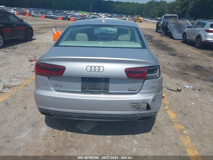 2016 Audi A6 2.0T Premium Plus VIN: WAUGFAFC5GN022493 Lot: 40190396