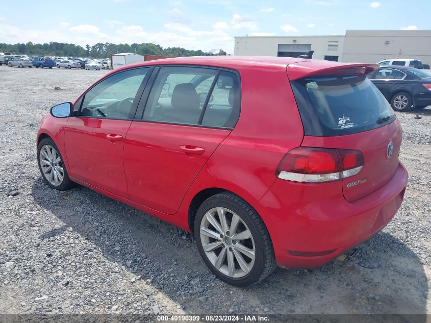 2013 Volkswagen Golf 2.0L Tdi 4-Door VIN: WVWDM7AJ6DW136500 Lot: 40190399