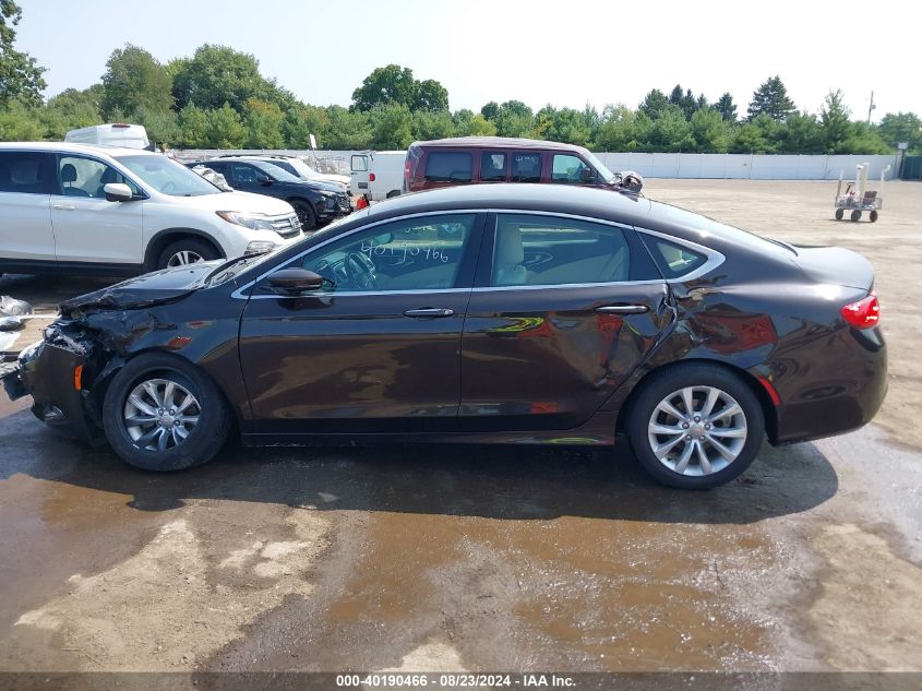 2015 Chrysler 200 C VIN: 1C3CCCCBXFN558781 Lot: 40190466