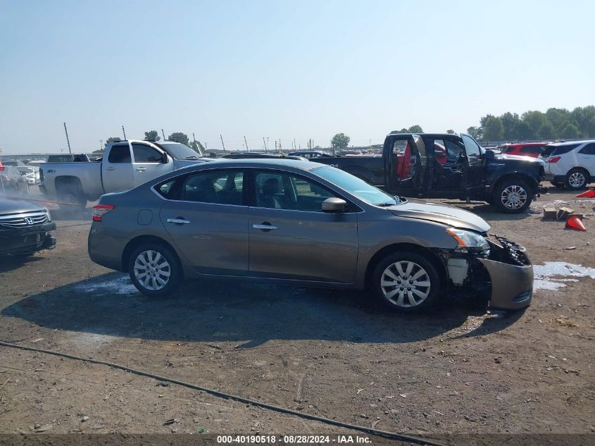 2015 Nissan Sentra Fe+ S/S/Sl/Sr/Sv VIN: 3N1AB7AP6FL637203 Lot: 40190518