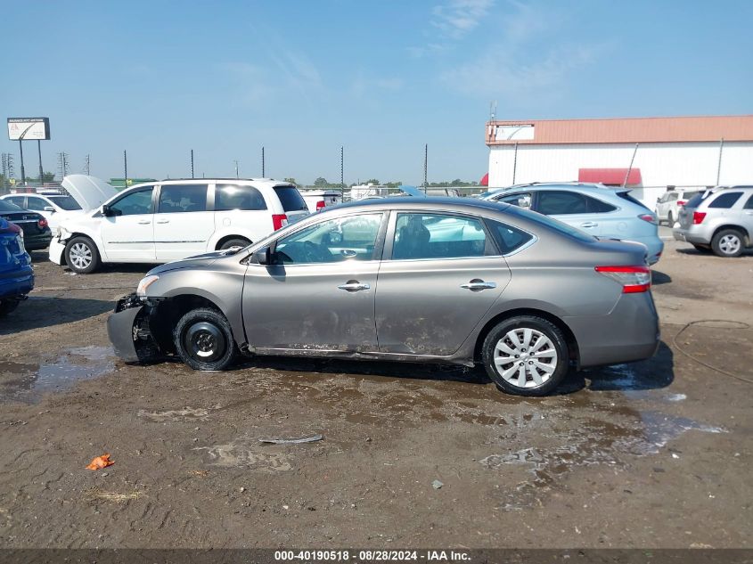 2015 Nissan Sentra Fe+ S/S/Sl/Sr/Sv VIN: 3N1AB7AP6FL637203 Lot: 40190518