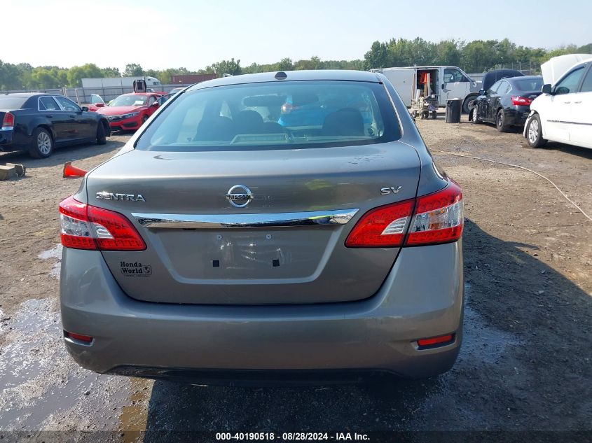 2015 Nissan Sentra Fe+ S/S/Sl/Sr/Sv VIN: 3N1AB7AP6FL637203 Lot: 40190518