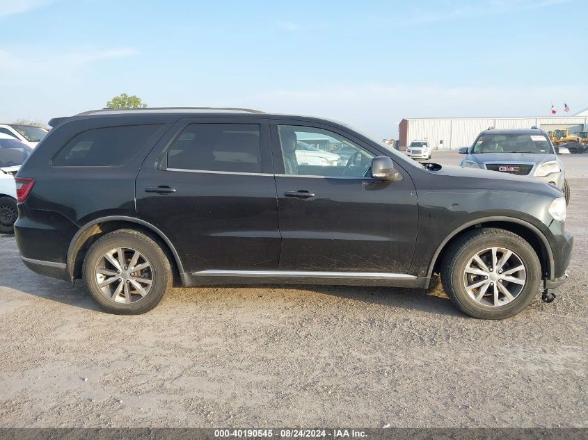 2016 Dodge Durango Limited VIN: 1C4RDHDG1GC308255 Lot: 40190545