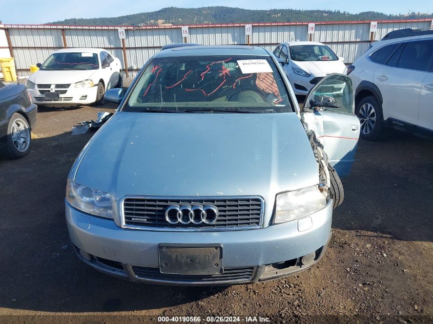 WAULC68E63A168423 2003 Audi A4 1.8T