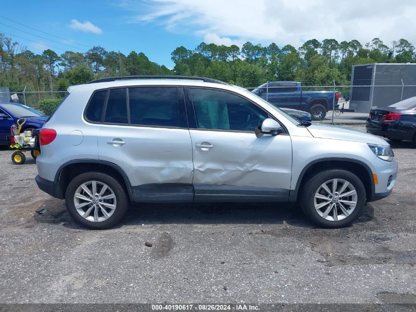 2017 Volkswagen Tiguan 2.0T/2.0T S VIN: WVGAV7AX4HK042676 Lot: 40190617