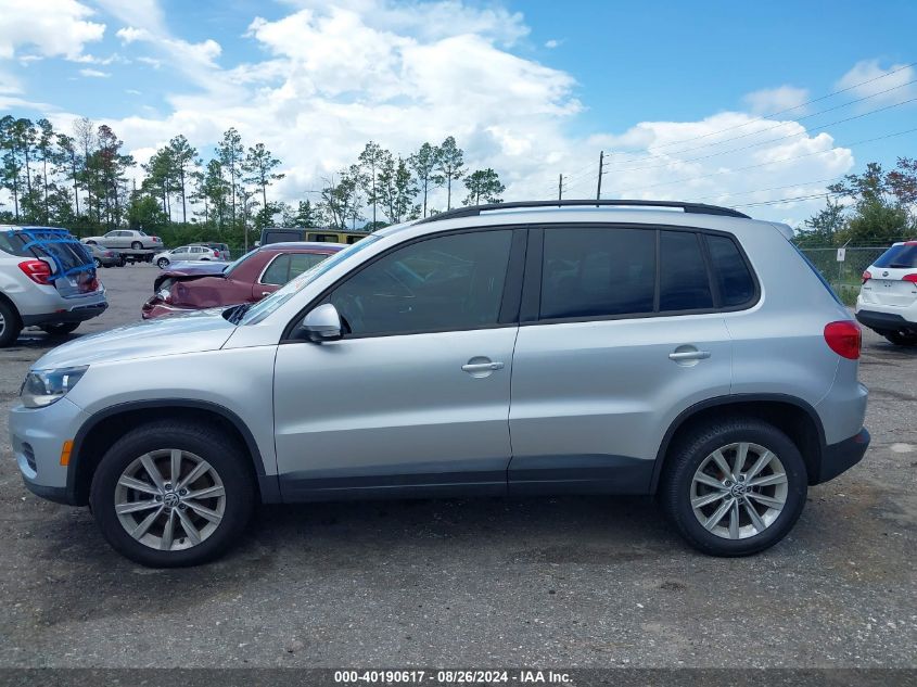 2017 Volkswagen Tiguan 2.0T/2.0T S VIN: WVGAV7AX4HK042676 Lot: 40190617