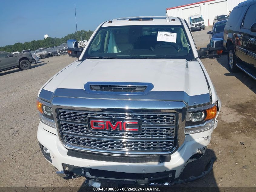 2018 GMC Sierra 2500Hd Denali VIN: 1GT12UEY2JF204186 Lot: 40190636