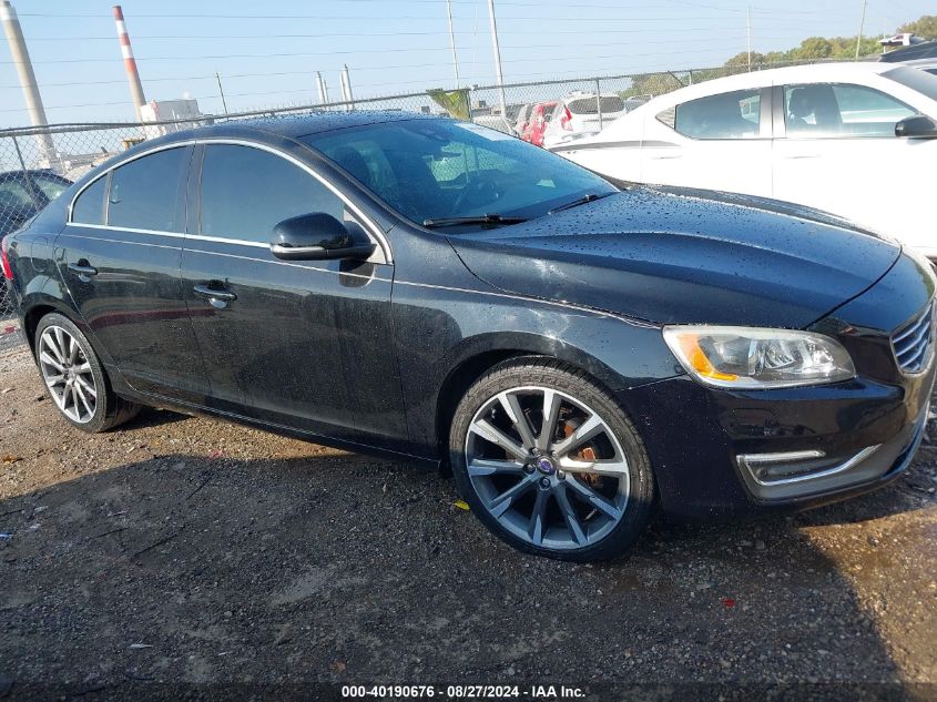 2015 Volvo S60 T6 Premier Plus VIN: YV149MFCXF2316237 Lot: 40190676