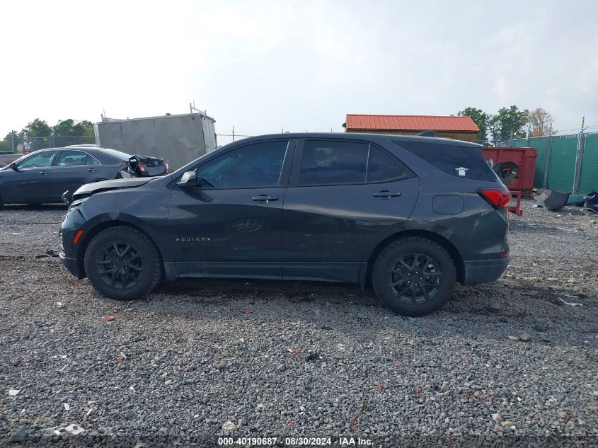 2022 CHEVROLET EQUINOX FWD LS - 3GNAXHEV4NS242610