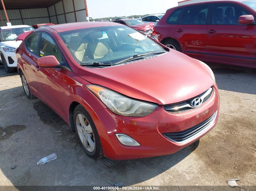 KMHDH4AE4DU527240 2013 Hyundai Elantra Gls