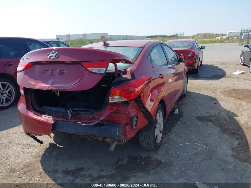 2013 Hyundai Elantra Gls VIN: KMHDH4AE4DU527240 Lot: 40190688