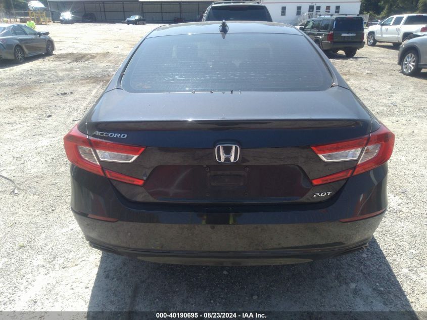 2018 Honda Accord Ex-L 2.0T VIN: 1HGCV2F52JA004626 Lot: 40190695