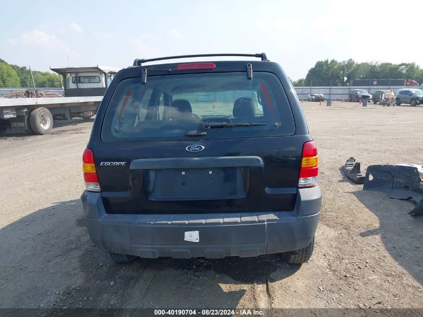 2006 Ford Escape Xls/Xls Manual VIN: 1FMYU02ZX6KA46382 Lot: 40190704