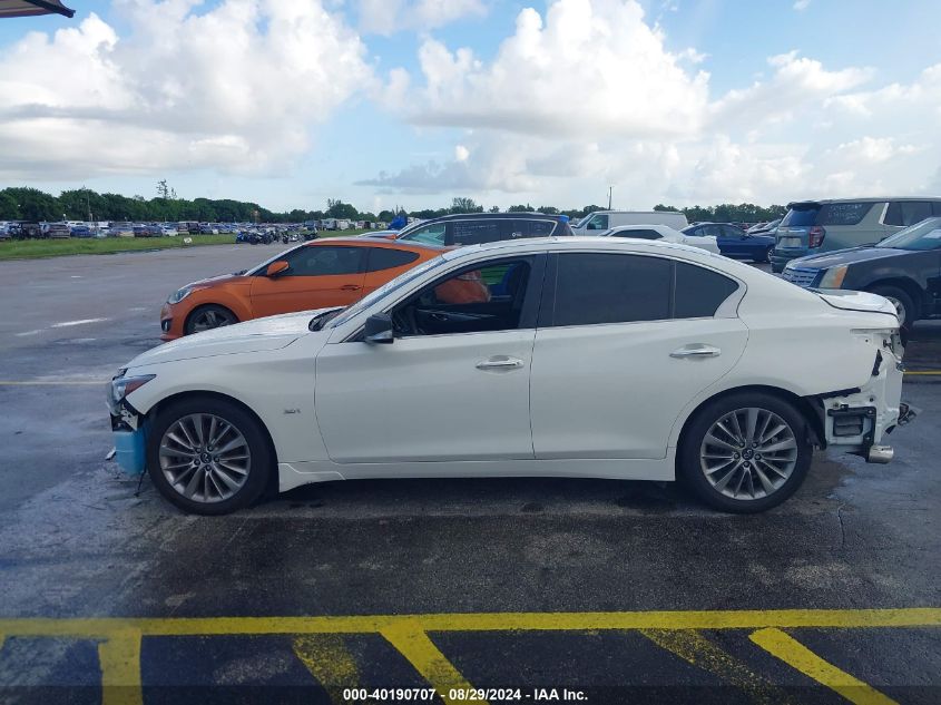 2019 Infiniti Q50 3.0T Luxe VIN: JN1EV7AP7KM543498 Lot: 40190707