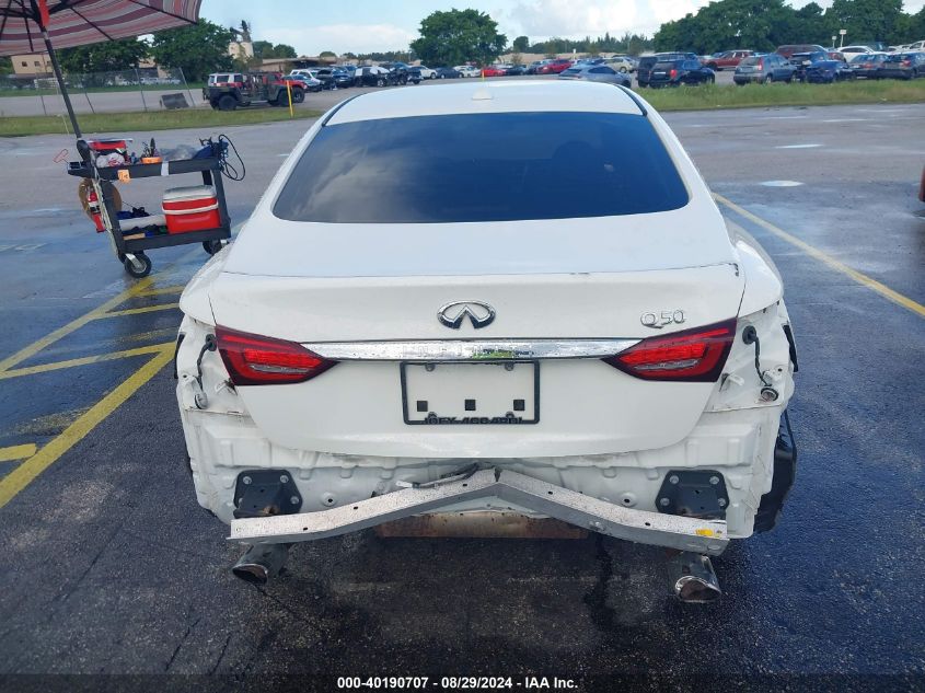 2019 Infiniti Q50 3.0T Luxe VIN: JN1EV7AP7KM543498 Lot: 40190707