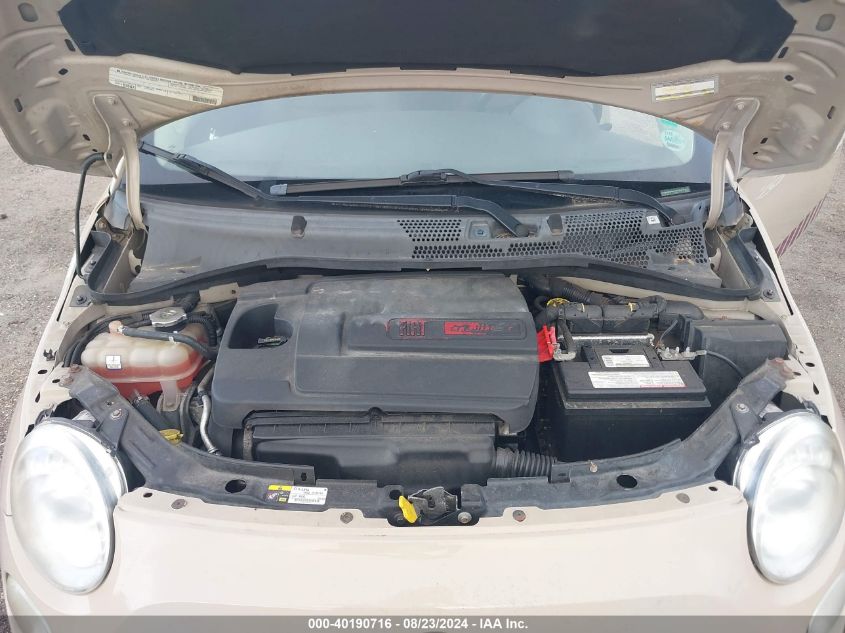 2012 Fiat 500C Pop VIN: 3C3CFFDR6CT384367 Lot: 40190716