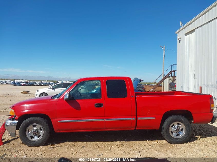 2001 GMC Sierra 1500 Sle VIN: 1GTEC19T91Z199546 Lot: 40190728