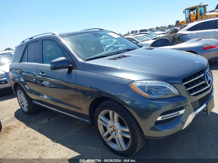 2014 Mercedes-Benz Ml 350 4Matic VIN: 4JGDA5HB3EA276297 Lot: 40190786