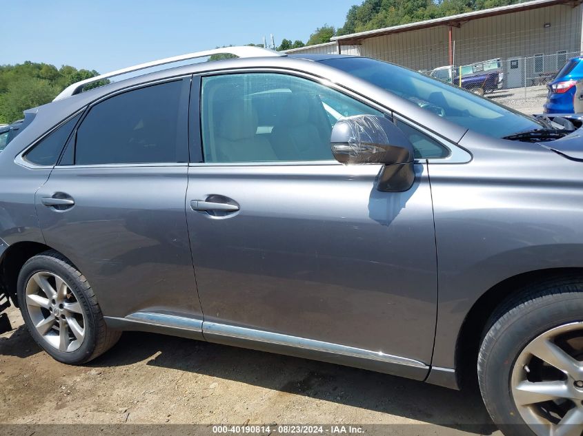 2012 Lexus Rx 350 VIN: 2T2BK1BA4CC124129 Lot: 40190814