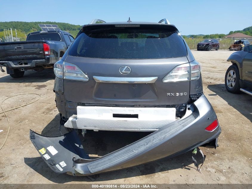 2012 Lexus Rx 350 VIN: 2T2BK1BA4CC124129 Lot: 40190814