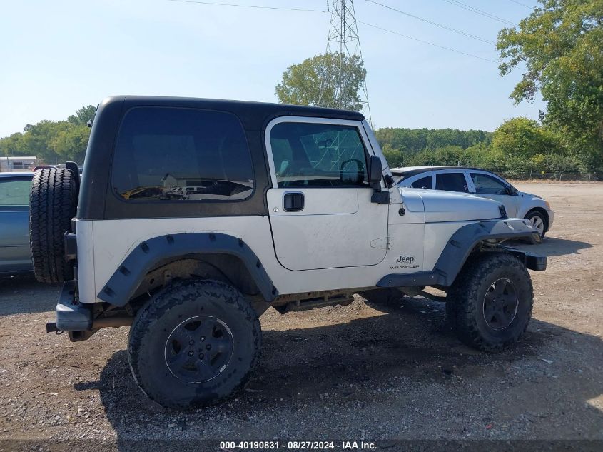 2005 Jeep Wrangler X VIN: 1J4FA39S85P325355 Lot: 40190831