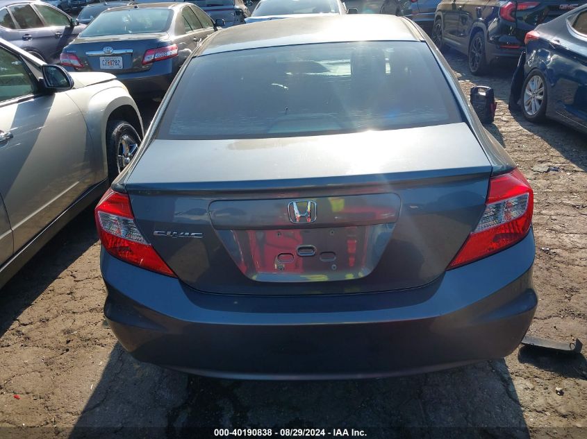 2012 Honda Civic Ex VIN: 2HGFB2F86CH317280 Lot: 40190838