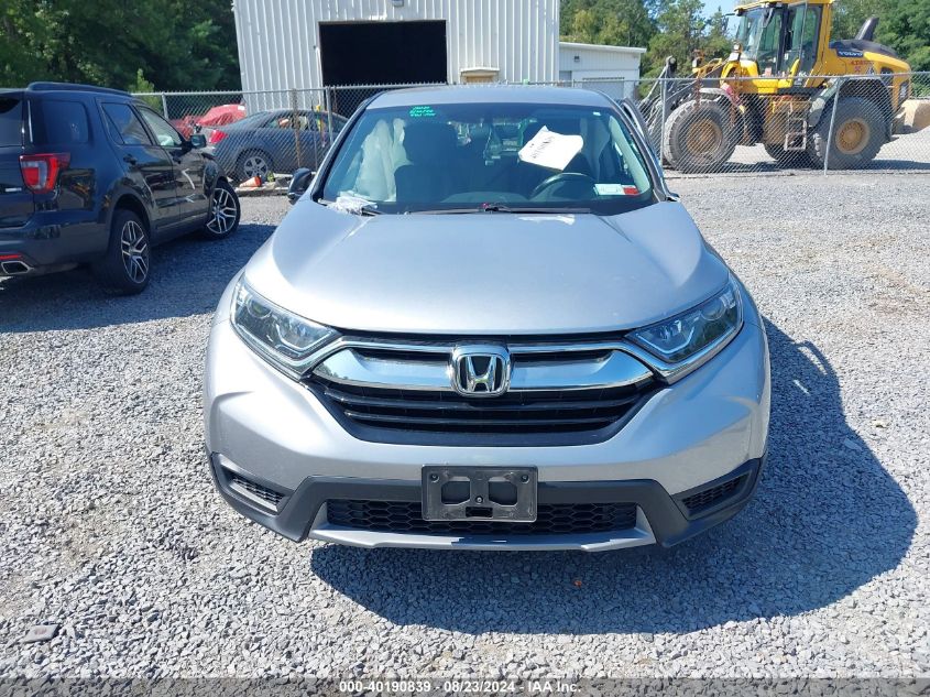 2019 Honda Cr-V Lx VIN: 2HKRW6H3XKH215480 Lot: 40190839