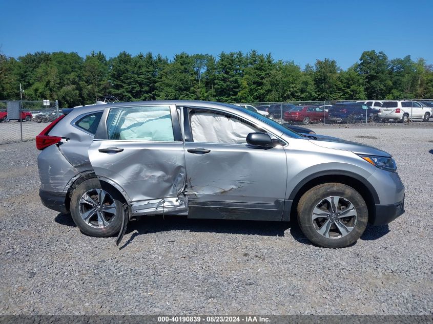 2019 Honda Cr-V Lx VIN: 2HKRW6H3XKH215480 Lot: 40190839