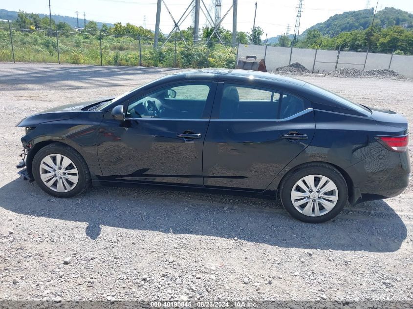 2022 Nissan Sentra S Xtronic Cvt VIN: 3N1AB8BV9NY259611 Lot: 40190845