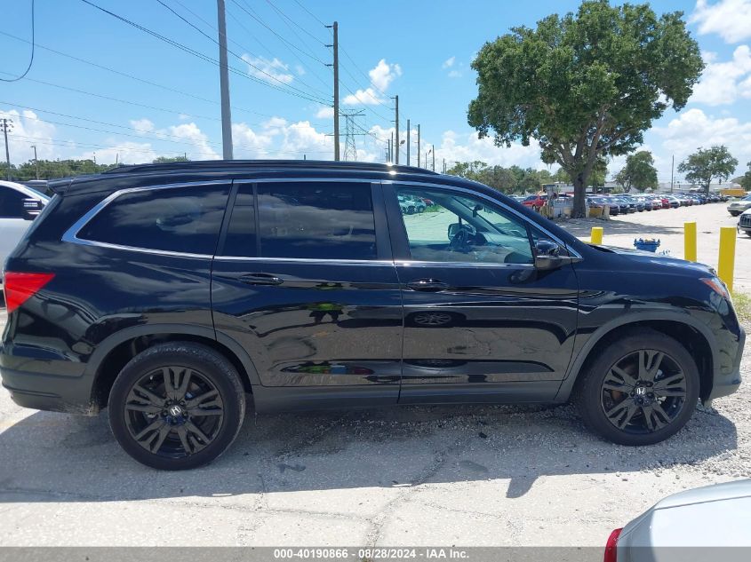 2021 Honda Pilot Awd Special Edition VIN: 5FNYF6H28MB057113 Lot: 40190866