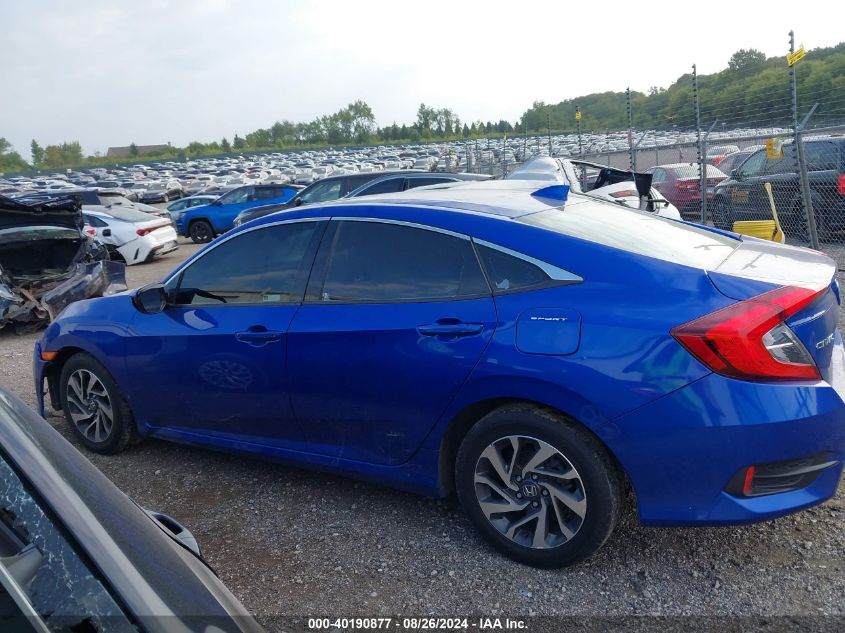 2018 Honda Civic Ex VIN: 19XFC2F75JE035109 Lot: 40190877