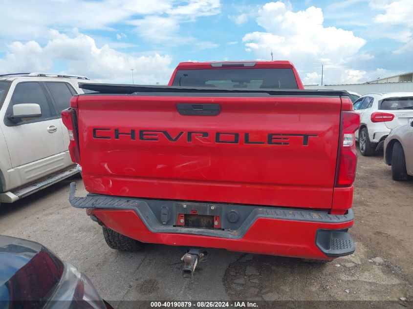 2019 Chevrolet Silverado 1500 Custom VIN: 1GCRYBEH1KZ218747 Lot: 40190879