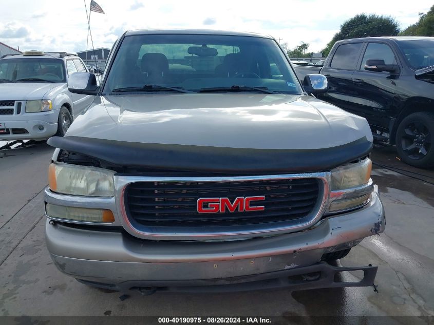 2002 GMC Sierra 1500 Sle VIN: 2GTEC19VX21335405 Lot: 40190975