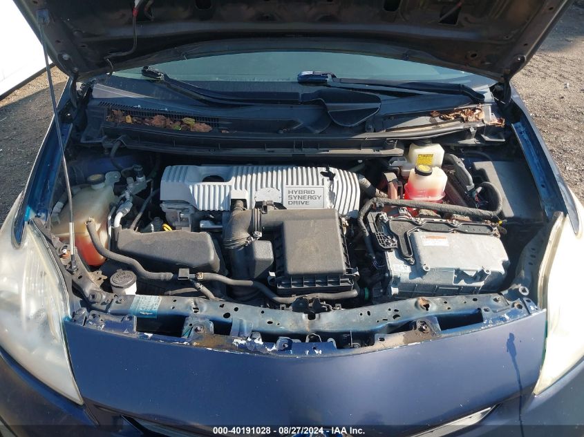 2012 Toyota Prius Two VIN: JTDKN3DU6C1571175 Lot: 40191028
