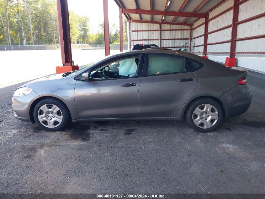 2013 Dodge Dart Se VIN: 1C3CDFAA0DD287550 Lot: 40191127