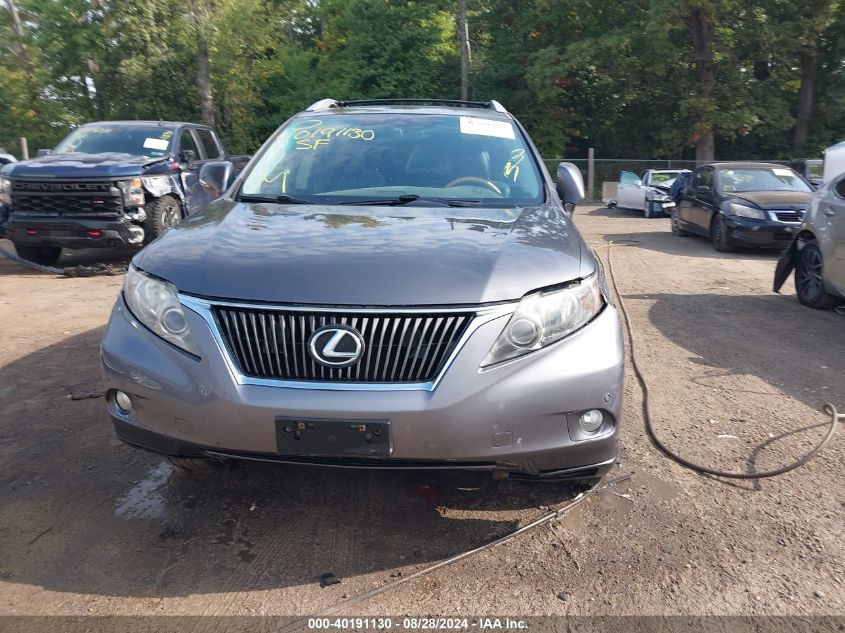 2012 Lexus Rx 350 VIN: 2T2BK1BA4CC125927 Lot: 40191130