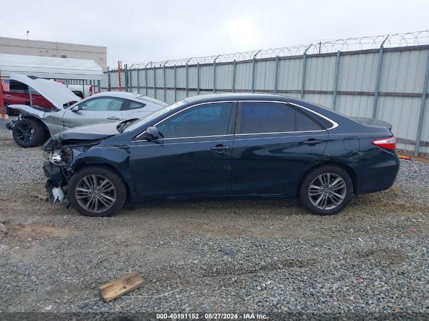 2015 Toyota Camry Se VIN: 4T1BF1FK6FU078527 Lot: 40191152