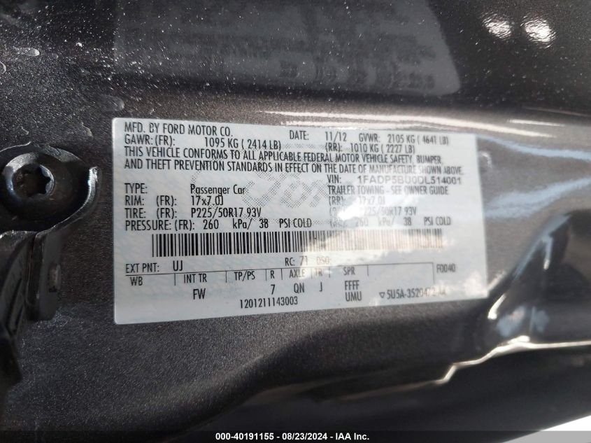 1FADP5BU0DL514001 2013 Ford C-Max Hybrid Sel