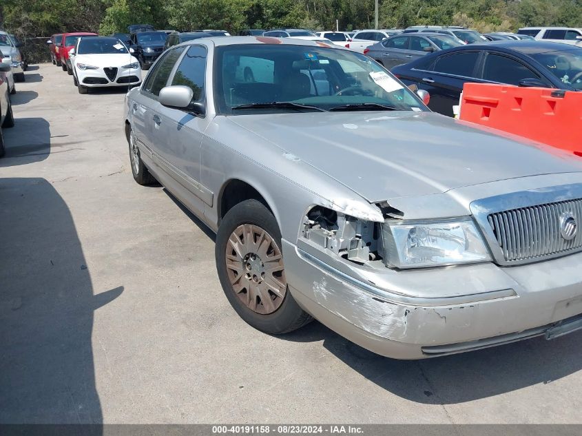 2005 Mercury Grand Marquis Gs VIN: 2MEFM74W65X645636 Lot: 40191158