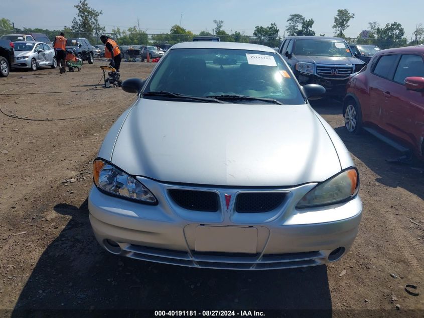 2005 Pontiac Grand Am Se VIN: 1G2NE52E35M110459 Lot: 40191181