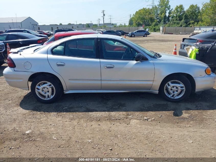 2005 Pontiac Grand Am Se VIN: 1G2NE52E35M110459 Lot: 40191181