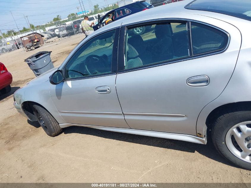 2005 Pontiac Grand Am Se VIN: 1G2NE52E35M110459 Lot: 40191181