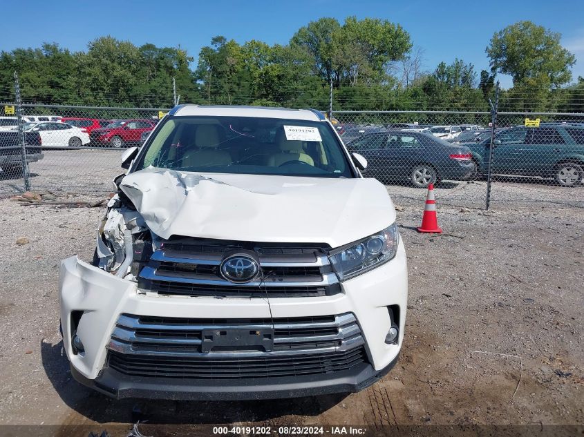 2017 Toyota Highlander Limited VIN: 5TDDZRFH1HS484021 Lot: 40191202