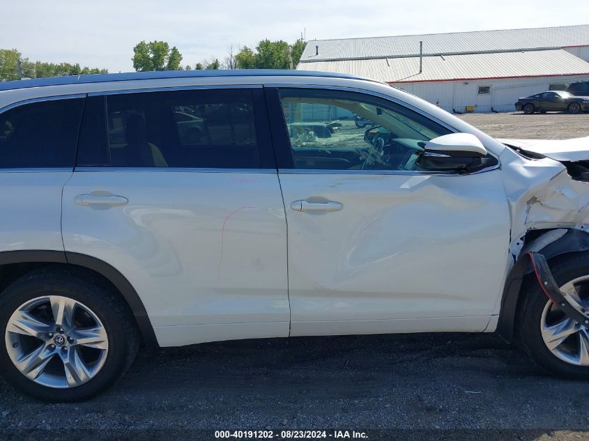 2017 Toyota Highlander Limited VIN: 5TDDZRFH1HS484021 Lot: 40191202